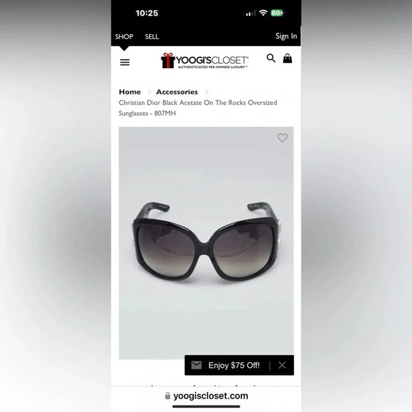 Dior on rocks glassesses main image 16